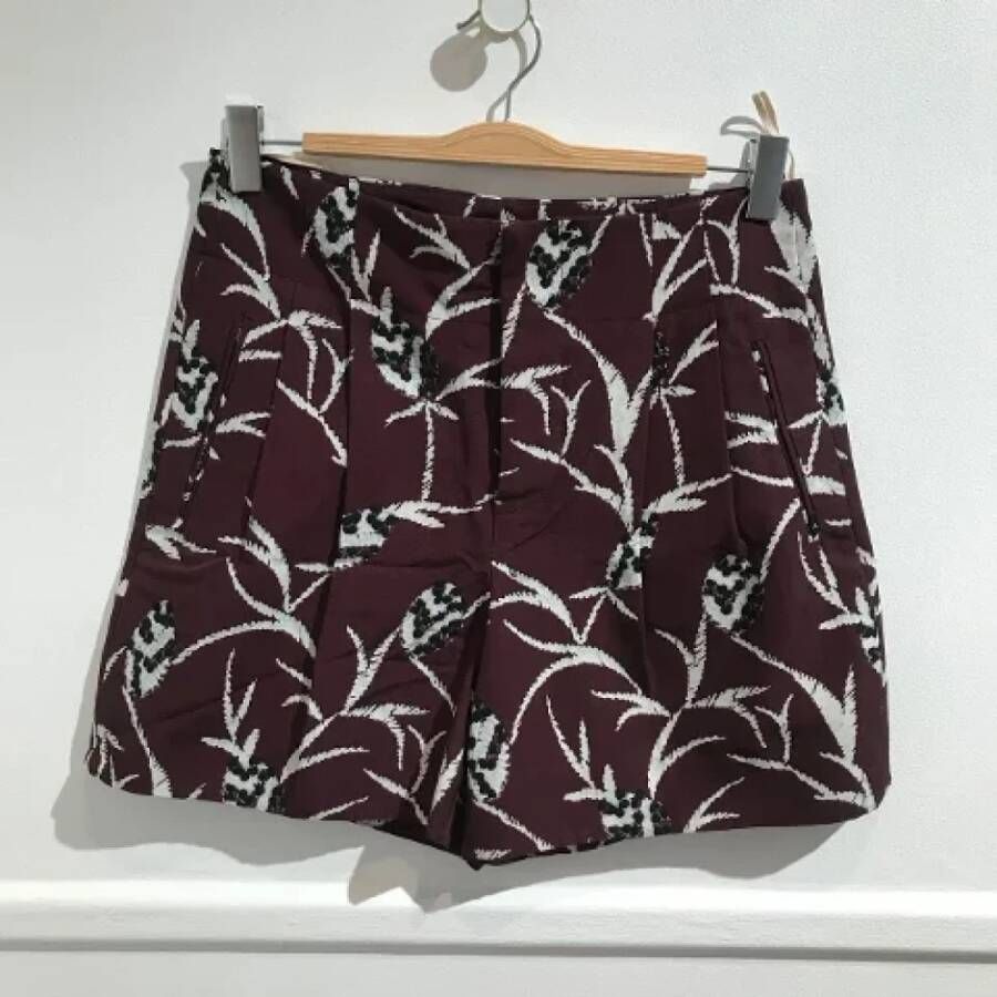 Marni Pre-owned Cotton bottoms Rood Dames