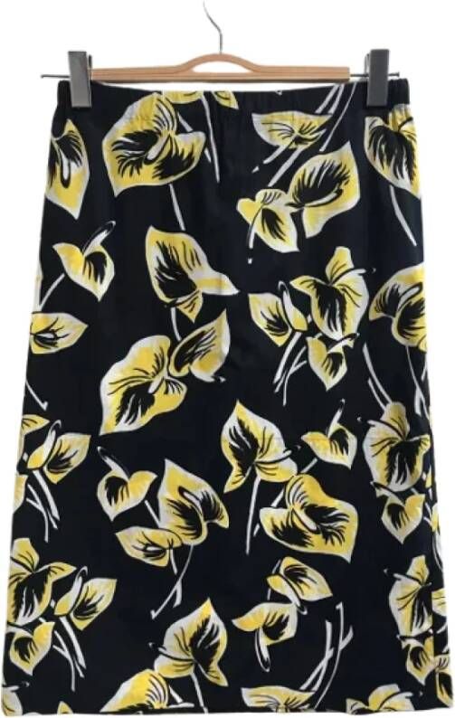 Marni Pre-owned Cotton bottoms Zwart Dames