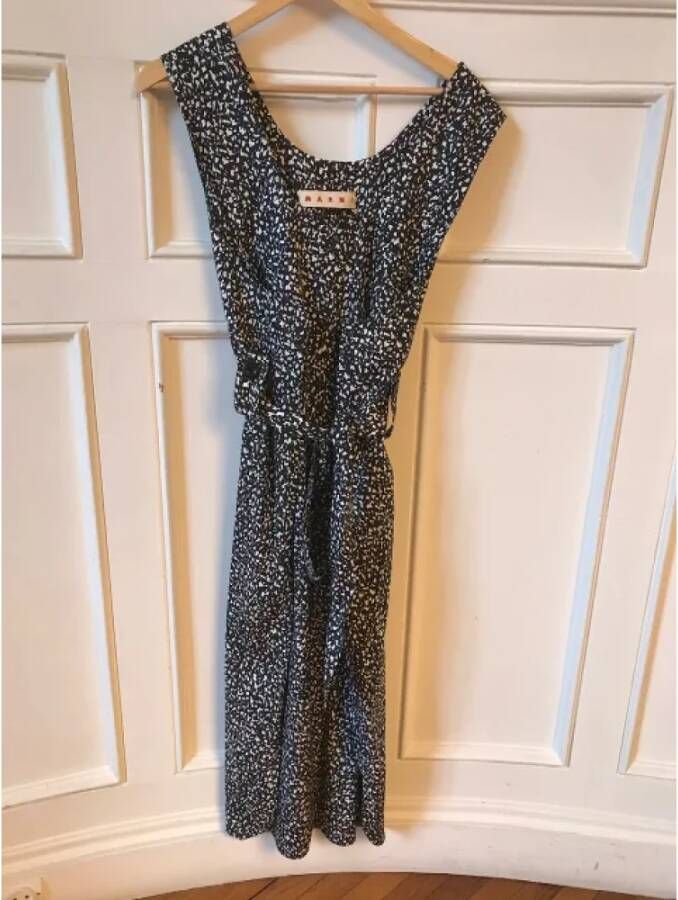Marni Pre-owned Cotton dresses Zwart Dames