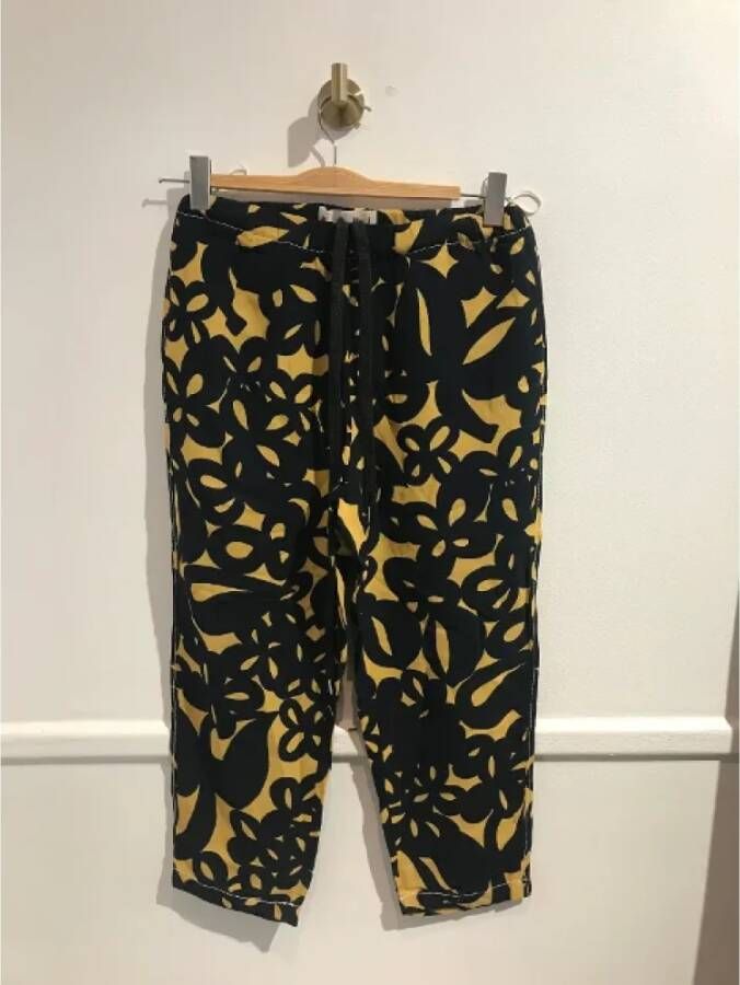 Marni Pre-owned Fabric bottoms Blauw Dames