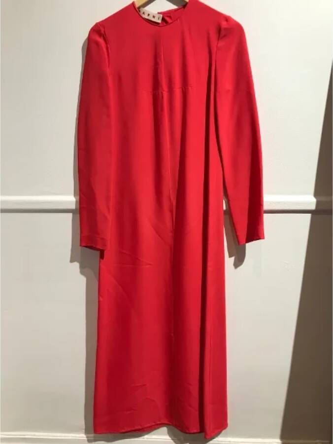 Marni Pre-owned Fabric dresses Rood Dames