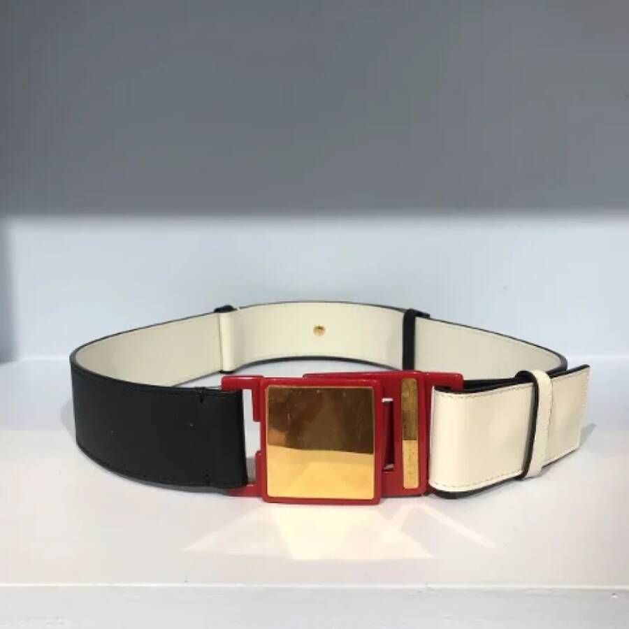 Marni Pre-owned Leather belts Zwart Dames