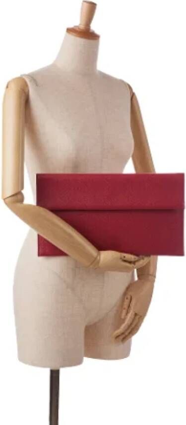 Marni Pre-owned Leather handbags Red Dames