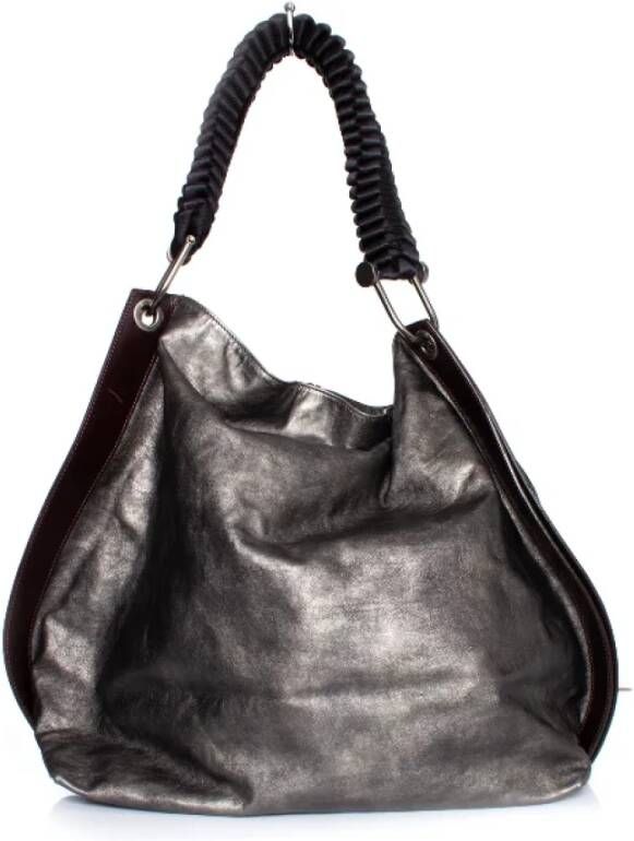 Marni Pre-owned Leather shoulder-bags Grijs Dames