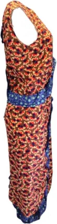 Marni Pre-owned Silk dresses Meerkleurig Dames