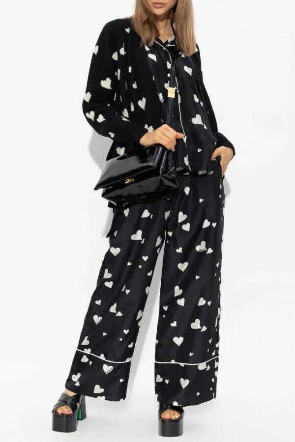 Marni Pyjama-stijl shirt Zwart Dames