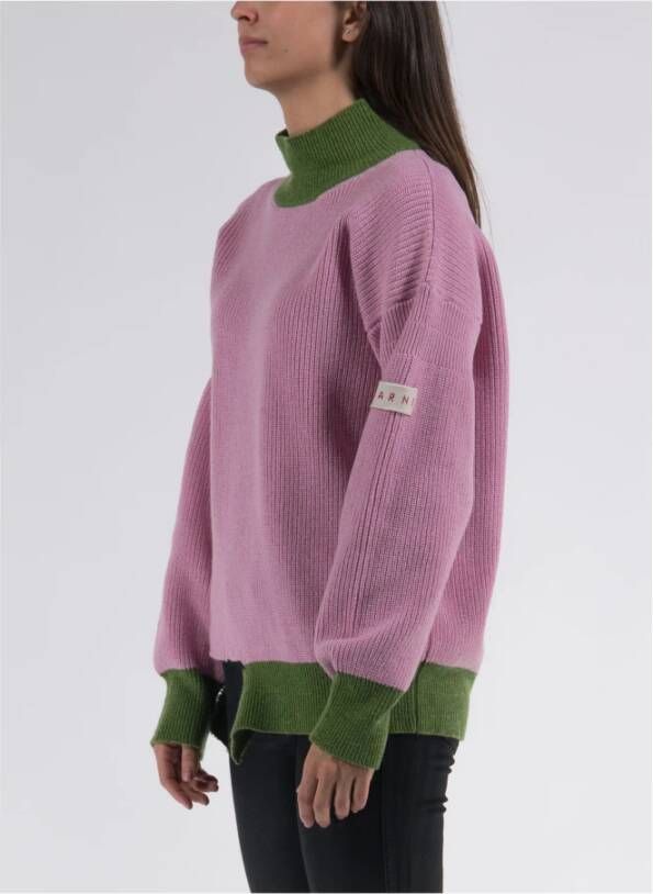 Marni Round-neck Knitwear Roze Dames