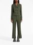 Marni Elegante Straight Broek Groen Dames - Thumbnail 2