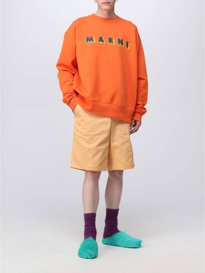 Marni Sweatshirt Oranje Heren