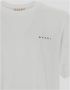 Marni Klassiek Katoenen T-Shirt White Heren - Thumbnail 2