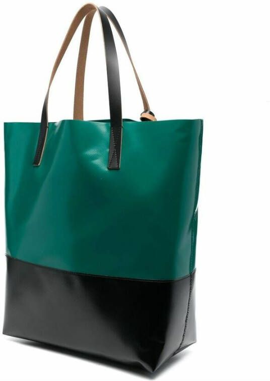 Marni Groene Tribeca Tote Tas Groen Heren