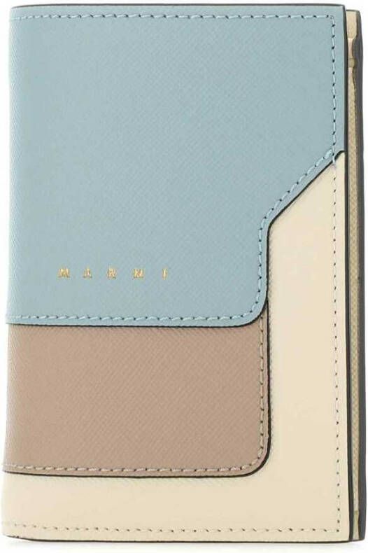 Marni Kaarthouder Portemonnee Blauw Dames