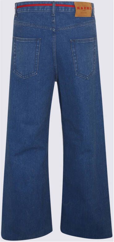 Marni Brede jeans Blauw Heren