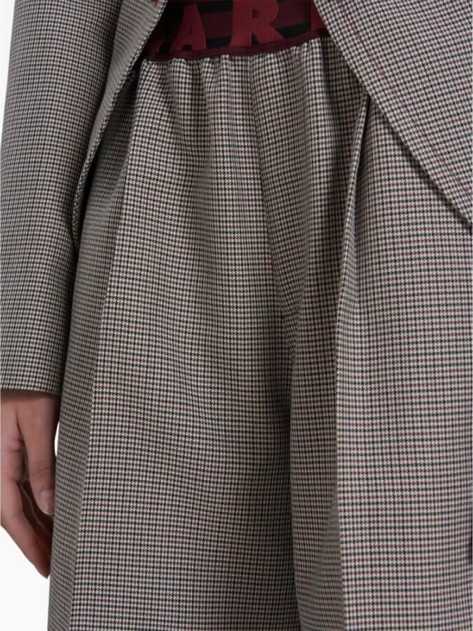 Marni Wide Trousers Beige Dames