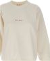 Marni Witte Biologisch Katoenen Sweatshirt Oversized Fit White Dames - Thumbnail 2
