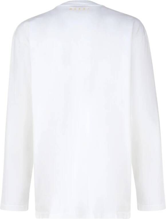 Marni Witte T-shirts en Polos van Katoenmix White Heren
