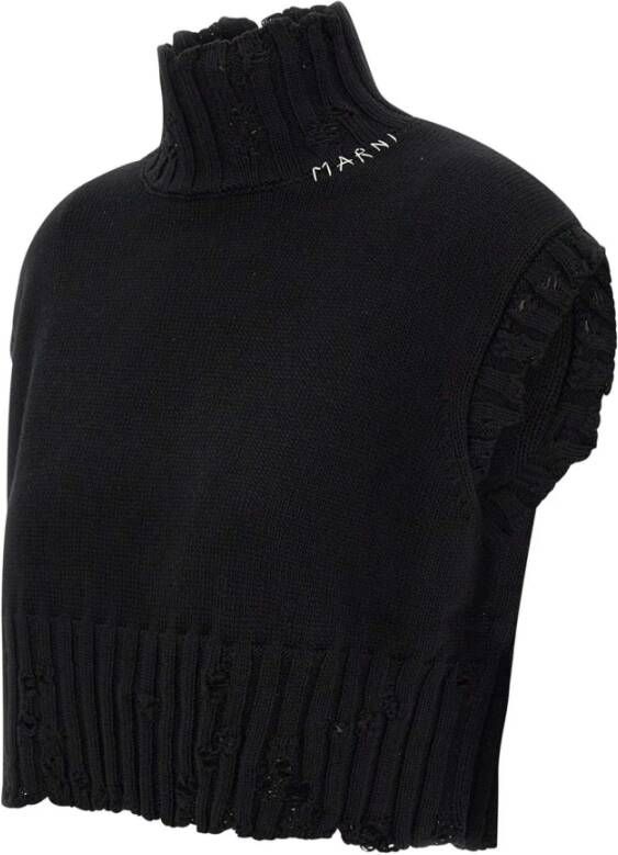 Marni Zwarte Sweaters voor Heren Zwart Dames