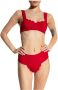 Marysia Rode Santa Clara High-Waisted Bikini Briefs Red Dames - Thumbnail 2