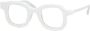 Masahiromaruyama Witte Optische Frames Mm 0068 No.2(Vista) White Dames - Thumbnail 2