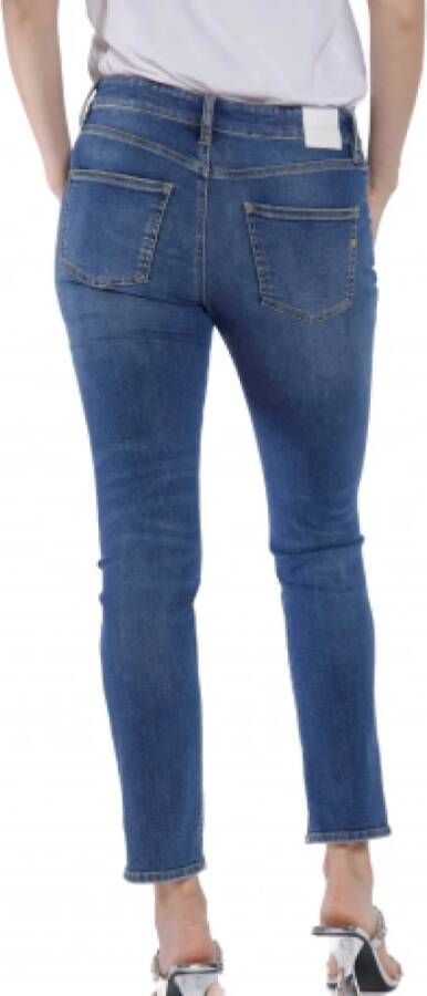 Mason's Slim Fit 5 Zak Jeans Carlotta Dte071 006 Blue Dames