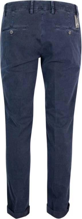 Mason's Slim Fit Chino Broek Blauw Heren