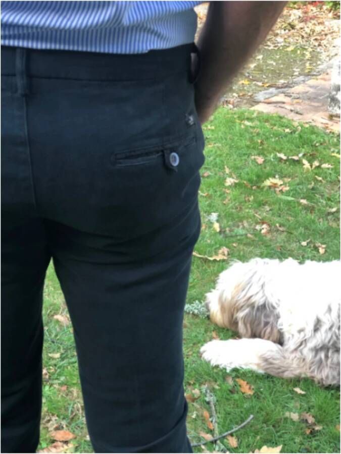 Mason's Zachte Geribbelde Katoenen Joggingbroek Blue Heren