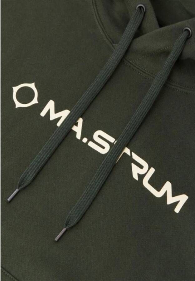 Ma.strum Groene Hoodies Green Heren
