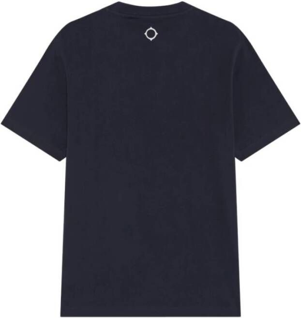 Ma.strum T-Shirts Blauw Heren