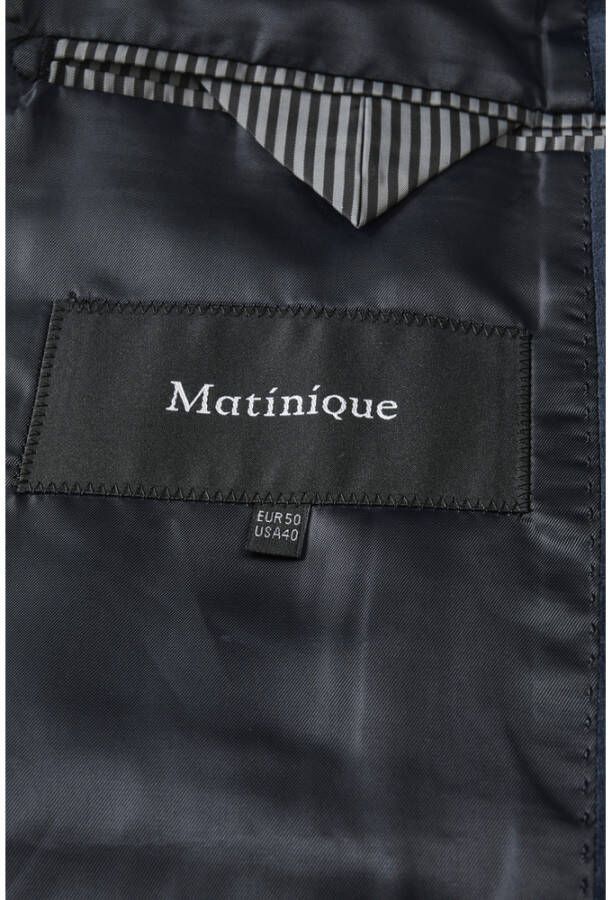 Matinique MAgeorge F Velvet Blazer Blauw Heren
