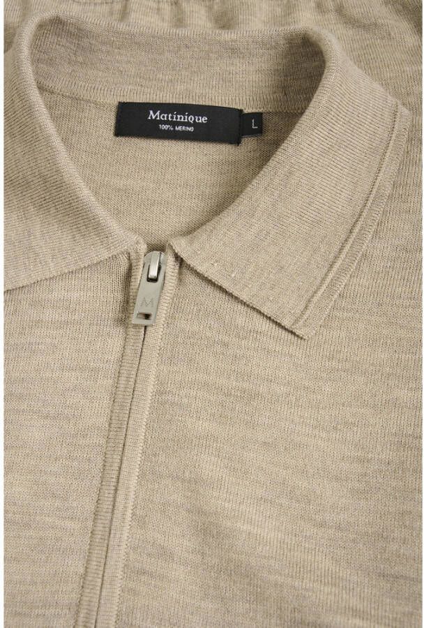 Matinique MAPolo Knit Beige Heren