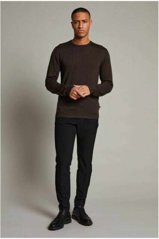 Matinique Round-neck Knitwear Bruin Heren