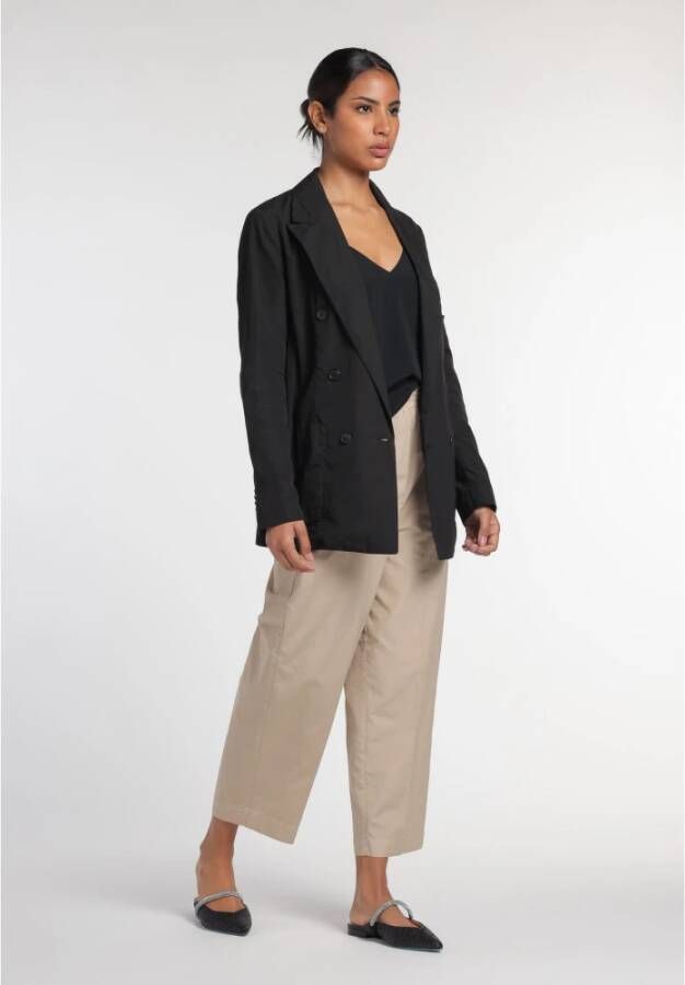 Mauro Grifoni Straight Trousers Beige Dames