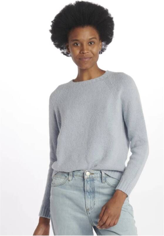 Max Mara Blauwe Trui met Ronde Hals Blauw Dames