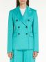 Max Mara Gebreid jasje met katoen en linnen Blauw Dames - Thumbnail 2