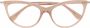 Max Mara Beige Cat Eye Optische Monturen Beige Dames - Thumbnail 2