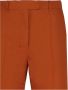 Max Mara Zijden Canvas Chinos Oranje Dames - Thumbnail 2