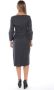 Max Mara Rugloze Jurk Grijs Dames - Thumbnail 2