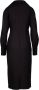 Max Mara Effen Midi Jurk `Urano` Zwart Dames - Thumbnail 2