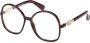 Max Mara Bruine Optische Monturen Dames Accessoires Brown Dames - Thumbnail 2