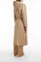 Max Mara Wollen Jas met Kimonomouwen Beige Dames - Thumbnail 2