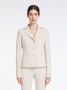 Max Mara Studio Blazerjas Beige Dames - Thumbnail 2
