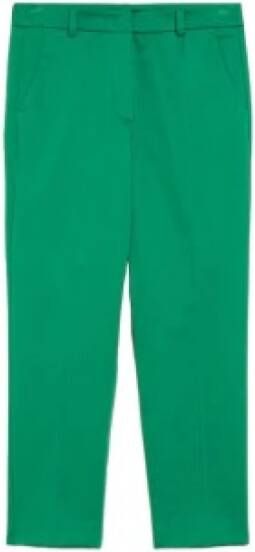 Max Mara Emerald Cropped Broek Groen Dames
