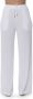 Max Mara Leather Trousers White Dames - Thumbnail 2