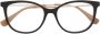 Max Mara Bruin Havana Optisch Montuur Brown Dames - Thumbnail 2
