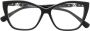 Max Mara Zwarte Optische Bril Stijlvol en veelzijdig Black Dames - Thumbnail 2
