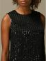 Max Mara Pailletten Tank Trolla Zwart Dames - Thumbnail 2