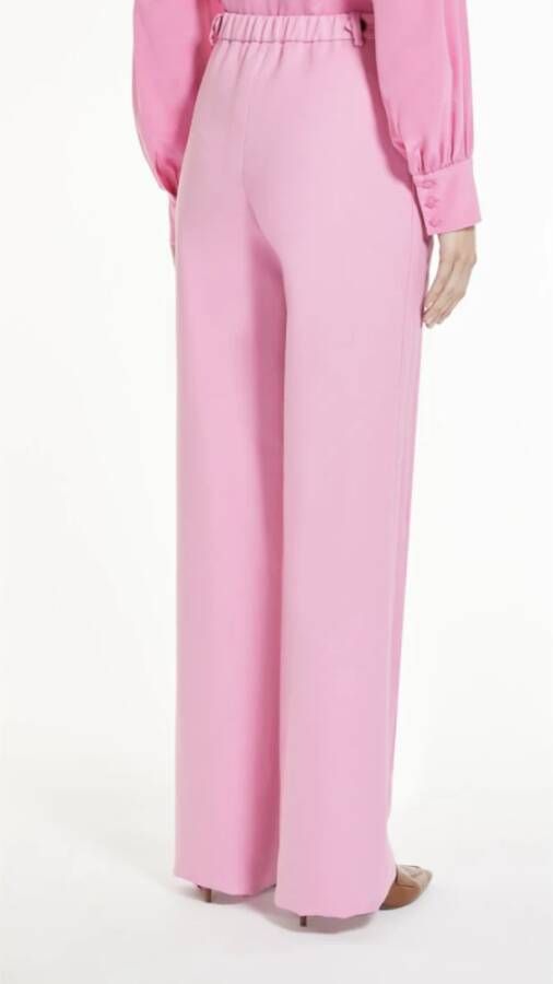 Max Mara Straight Trousers Roze Dames