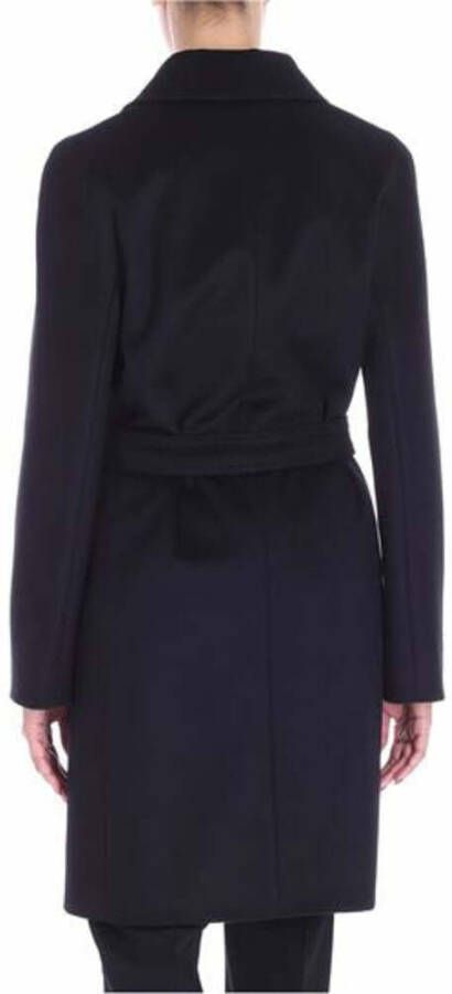 Max Mara Sarzana Wollen Jas Blauw Dames