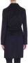 Max Mara Sarzana Wollen Jas Blauw Dames - Thumbnail 2