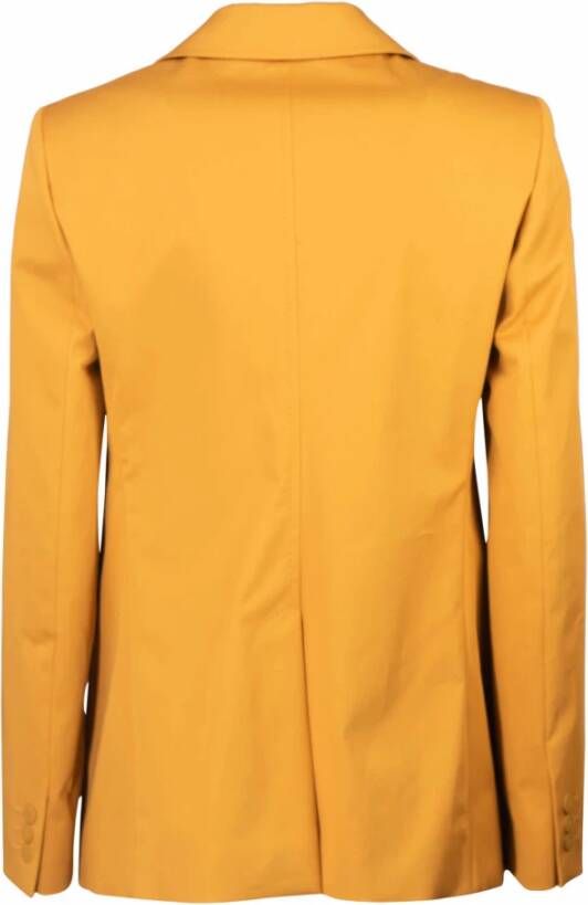Max Mara Studio Blazerjas Geel Dames